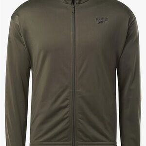 NWT‎ Zipper Olive/black XL Reebok Unisex Id Vector Knit Tracktop 100% Polyester